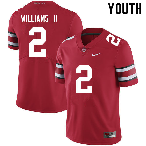 Youth Ohio State Buckeyes #2 Kourt Williams II Red Authentic College Stitched Football Jersey 23OJ048BS